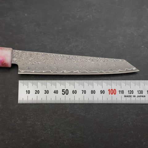 Kiritsuke Petty VG-10 Damascus Ocean Sakura Rose Gold Handle 130mm-[Musashi]-[Japanese-Kitchen-Knives]