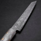 Kiritsuke Petty VG-10 Damascus Ocean White Black Gold Handle 130mm-[Musashi]-[Japanese-Kitchen-Knives]