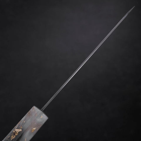 Kiritsuke Petty VG-10 Damascus Ocean White Black Gold Handle 130mm-[Musashi]-[Japanese-Kitchen-Knives]