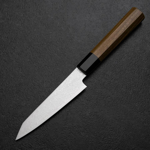 Kiritsuke Petty VG-10 Damascus Zelkova Handle 110mm-[Musashi]-[Japanese-Kitchen-Knives]
