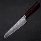 Kiritsuke Petty VG-10 Tsuchime Oval Mahogany Handle 150mm-[Musashi]-[Japanese-Kitchen-Knives]