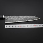 Kiritsuke SG-2 Black Nickel Damascus Western Ebony Handle 240mm (9.4”)-[Musashi]-[Japanese-Kitchen-Knives]