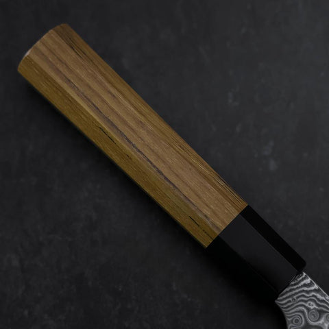Kiritsuke SG-2 Damascus Buffalo Teak Handle 225mm-[Musashi]-[Japanese-Kitchen-Knives]