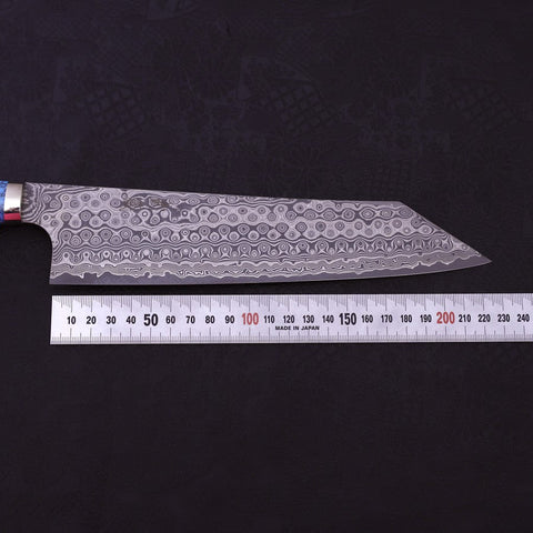 Kiritsuke SG-2 Damascus Turquoise Blue Handle 240mm-[Musashi]-[Japanese-Kitchen-Knives]