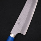 Kiritsuke SG-2 Tsuchime Turquoise Blue Handle 200mm-[Musashi]-[Japanese-Kitchen-Knives]