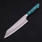 Kiritsuke SG-2 Tsuchime Turquoise Green Handle 200mm-[Musashi]-[Japanese-Kitchen-Knives]