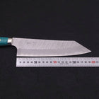 Kiritsuke SG-2 Tsuchime Turquoise Green Handle 200mm-[Musashi]-[Japanese-Kitchen-Knives]