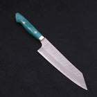 Kiritsuke SG-2 Tsuchime Turquoise Green Handle 200mm-[Musashi]-[Japanese-Kitchen-Knives]