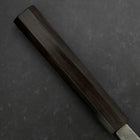 Kiritsuke SKD11 Nashiji Ebony Handle 210mm-[Musashi]-[Japanese-Kitchen-Knives]