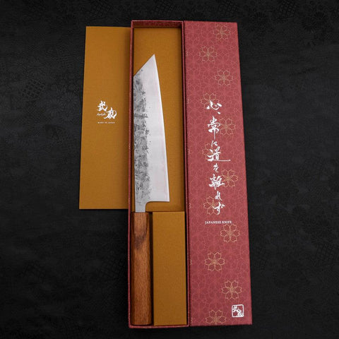 Kiritsuke SLD Nashiji Washi Oak Handle 210mm-[Musashi]-[Japanese-Kitchen-Knives]