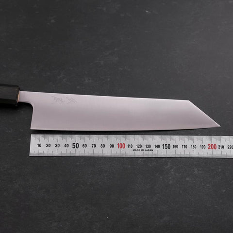 Kiritsuke SLD Polished Green Urushi Handle 210mm-[Musashi]-[Japanese-Kitchen-Knives]