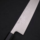 Kiritsuke SLD Wave Nickel Damascus Buffalo Ebony Handle 210mm-[Musashi]-[Japanese-Kitchen-Knives]