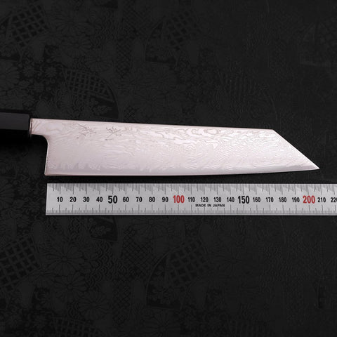 Kiritsuke SLD Wave Nickel Damascus Walnut Handle 210mm-[Musashi]-[Japanese-Kitchen-Knives]