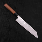 Kiritsuke SLD Wave Nickel Damascus Walnut Handle 210mm-[Musashi]-[Japanese-Kitchen-Knives]