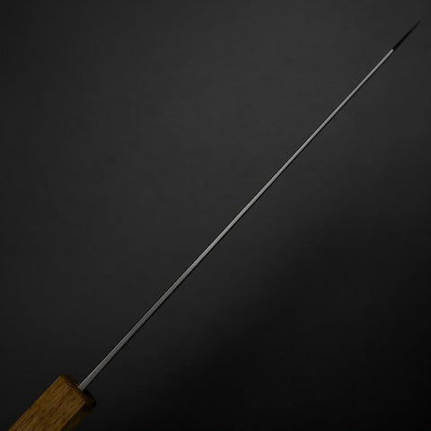 Kiritsuke SLD Wave Nickel Damascus Yaki Urushi Handle 210mm-[Musashi]-[Japanese-Kitchen-Knives]