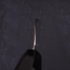 Kiritsuke Santoku Blue Steel #1 Suminagashi Buffalo Ebony Handle 170mm-[Musashi]-[Japanese-Kitchen-Knives]