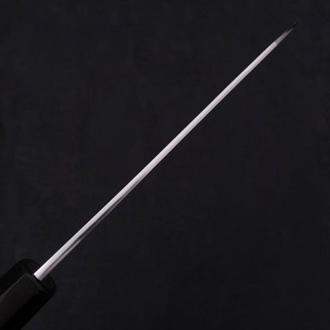 Kiritsuke Santoku Blue Steel #1 Suminagashi Buffalo Ebony Handle 170mm-[Musashi]-[Japanese-Kitchen-Knives]