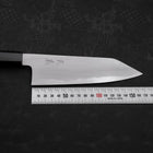 Kiritsuke Santoku White Steel #2 Kasumi Buffalo Teak Handle 180mm-[Musashi]-[Japanese-Kitchen-Knives]