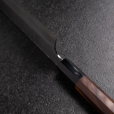 Kiritsuke Silver Steel #3 Kasumi Buffalo Bubinga Handle 240mm (8.2”)-[Musashi]-[Japanese-Kitchen-Knives]