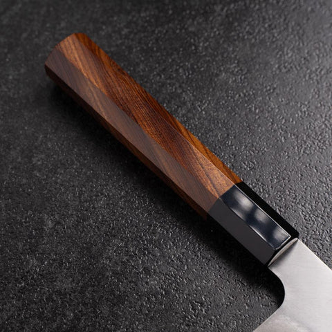 Kiritsuke Silver Steel #3 Kasumi Buffalo Bubinga Handle 240mm (8.2”)-[Musashi]-[Japanese-Kitchen-Knives]