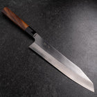 Kiritsuke Silver Steel #3 Kasumi Buffalo Bubinga Handle 240mm (8.2”)-[Musashi]-[Japanese-Kitchen-Knives]