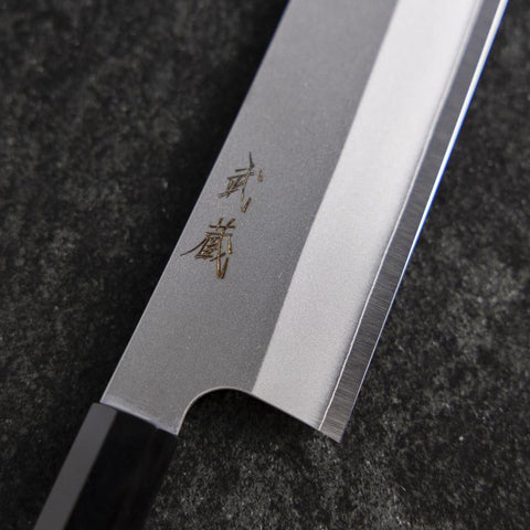 Kiritsuke Silver Steel #3 Kasumi Buffalo Walnut Handle 240mm (8.2”)-[Musashi]-[Japanese-Kitchen-Knives]