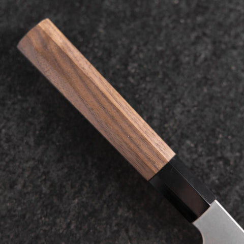Kiritsuke Silver Steel #3 Kasumi Buffalo Walnut Handle 240mm (8.2”)-[Musashi]-[Japanese-Kitchen-Knives]