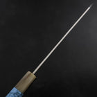Kiritsuke Silver Steel #3 Nickel Damascus Buffalo Turquoise Handle 210mm (8.3”)-[Musashi]-[Japanese-Kitchen-Knives]