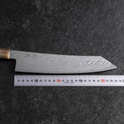 Kiritsuke Silver Steel #3 Nickel Damascus Buffalo Turquoise Handle 230mm-[Musashi]-[Japanese-Kitchen-Knives]
