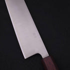 Kiritsuke Silver Steel #3 Polished Purple Urushi Handle 210mm-[Musashi]-[Japanese-Kitchen-Knives]