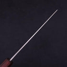 Kiritsuke Silver Steel #3 Polished Purple Urushi Handle 210mm-[Musashi]-[Japanese-Kitchen-Knives]
