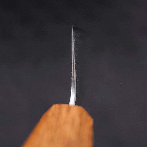 Kiritsuke Silver Steel #3 Polished Yaki Urushi Handle 210mm-[Musashi]-[Japanese-Kitchen-Knives]
