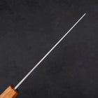 Kiritsuke Silver Steel #3 Polished Yaki Urushi Handle 210mm-[Musashi]-[Japanese-Kitchen-Knives]