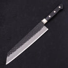 Kiritsuke Stainless Clad Blue Super Kurouchi Tsuchime Western Handle 210mm-[Musashi]-[Japanese-Kitchen-Knives]