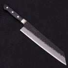 Kiritsuke Stainless Clad Blue Super Kurouchi Tsuchime Western Handle 210mm-[Musashi]-[Japanese-Kitchen-Knives]