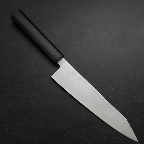 Kiritsuke VG-10 Damascus Dark Blue Urushi Handle 210mm (8.3”)-[Musashi]-[Japanese-Kitchen-Knives]