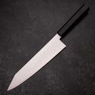 Kiritsuke VG-10 Damascus Ebony Handle 210mm-[Musashi]-[Japanese-Kitchen-Knives]