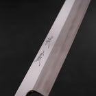 Kiritsuke VG-10 Mirror Buffalo Ebony Handle 240mm (9.4”)-[Musashi]-[Japanese-Kitchen-Knives]
