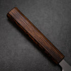 Kiritsuke White Steel #1 Polished Sumi Urushi Handle 240mm-[Musashi]-[Japanese-Kitchen-Knives]