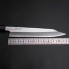 Kiritsuke White Steel #2 Kasumi Dark Blue Urushi Handle 230mm-[Musashi]-[Japanese-Kitchen-Knives]