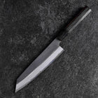 Kiritsuke White Steel #2 Kurouchi Buffalo Ebony Handle 200mm-[Musashi]-[Japanese-Kitchen-Knives]
