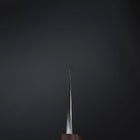 Kiritsuke White Steel #2 Kurouchi Nashiji Ashwood Handle 210mm-[Musashi]-[Japanese-Kitchen-Knives]