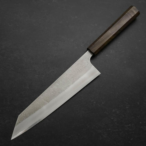 Kiritsuke White Steel #2 Nashiji Ashwood Handle 210mm-[Musashi]-[Japanese-Kitchen-Knives]