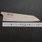 Kiritsuke White Steel #2 Nashiji Ashwood Handle 210mm-[Musashi]-[Japanese-Kitchen-Knives]