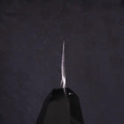 Kiritsuke White Steel #2 Mirror Finish Honyaki Buffalo Ebony Handle 240mm-[Musashi]-[Japanese-Kitchen-Knives]