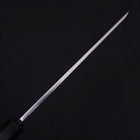 Kiritsuke White Steel #2 Mirror Finish Honyaki Buffalo Ebony Handle 240mm-[Musashi]-[Japanese-Kitchen-Knives]
