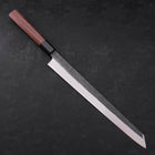 Kiritsuke Yanagiba Blue Steel #2 Kurouchi Buffalo Wenge Handle 300mm (11.8”)-[Musashi]-[Japanese-Kitchen-Knives]
