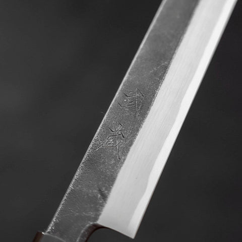 Kiritsuke Yanagiba Blue Steel #2 Kurouchi Buffalo Wenge Handle 270mm-[Musashi]-[Japanese-Kitchen-Knives]