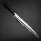 Kiritsuke Yanagiba Silver Steel #3 Kasumi Buffalo Ebony Handle 300mm-[Musashi]-[Japanese-Kitchen-Knives]