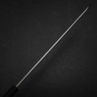 Kiritsuke Yanagiba Silver Steel #3 Kasumi Buffalo Ebony Handle 300mm (Sori)-[Musashi]-[Japanese-Kitchen-Knives]
